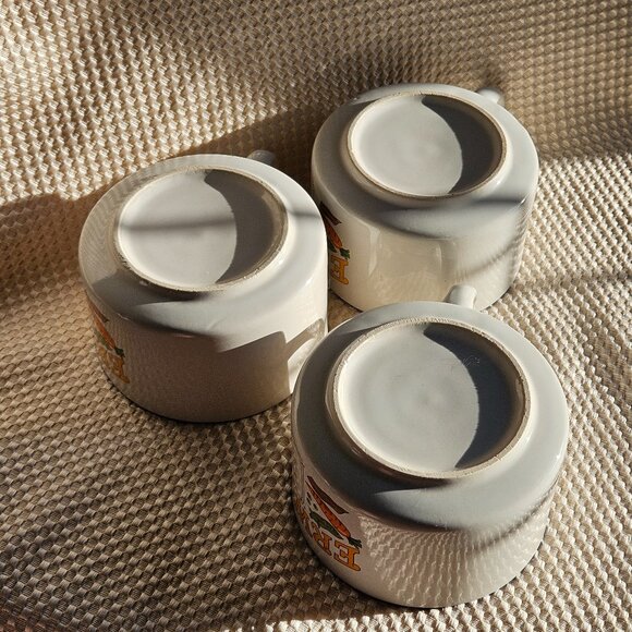 Erwtensoep - 3 Vintage Recipe Soup Mugs - Dutch Split Pea Soup - Picture 12 of 16